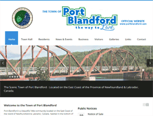 Tablet Screenshot of portblandford.com